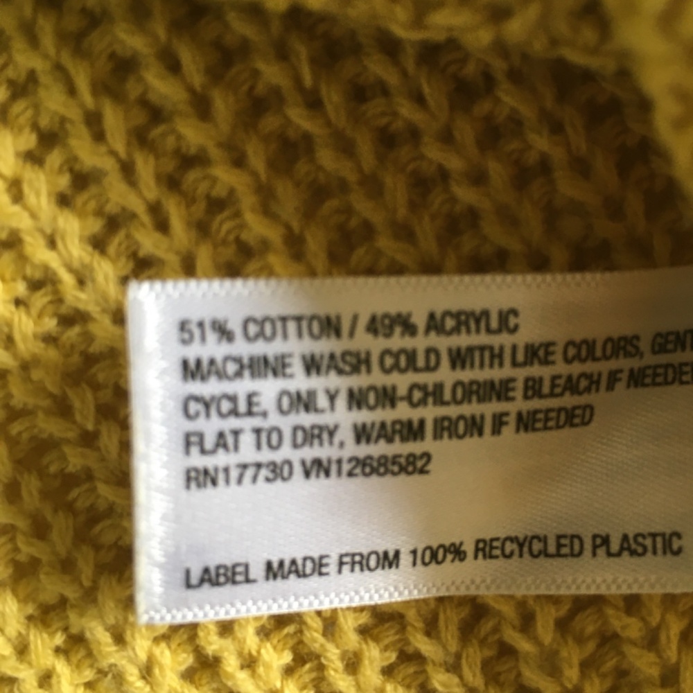 Wild Fable cotton blend cropped sweater. Size M. - Picture 4 of 9
